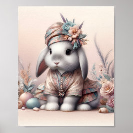 Póster Nursery Art Nusantara / Heredar animales para bebé