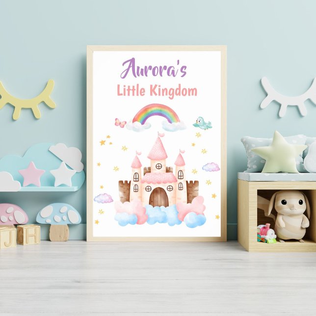 Póster Nursery del Castillo Princesa Personalizada (Subido por el creador)