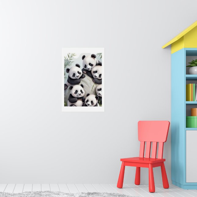 Póster Nursery Panda (Guardería 1)