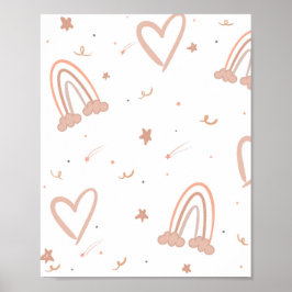 Póster Nursery Picture Baby Girl