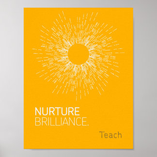 Póster Nurture Brilliance Poster