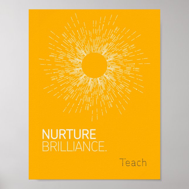 Póster Nurture Brilliance Poster (Frente)
