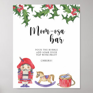 Póster Nutcracker - cartel de barra de Mom-osa