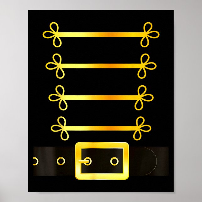 Póster Nutcracker Character Soldier Costume Uniform Funny (Frente)