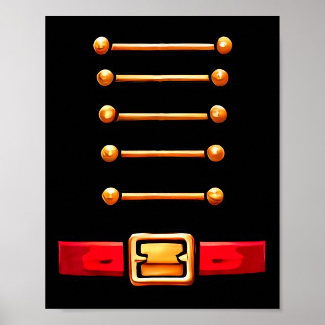 Póster Nutcracker Costume Matching Toy Solider Women Kids (Frente)