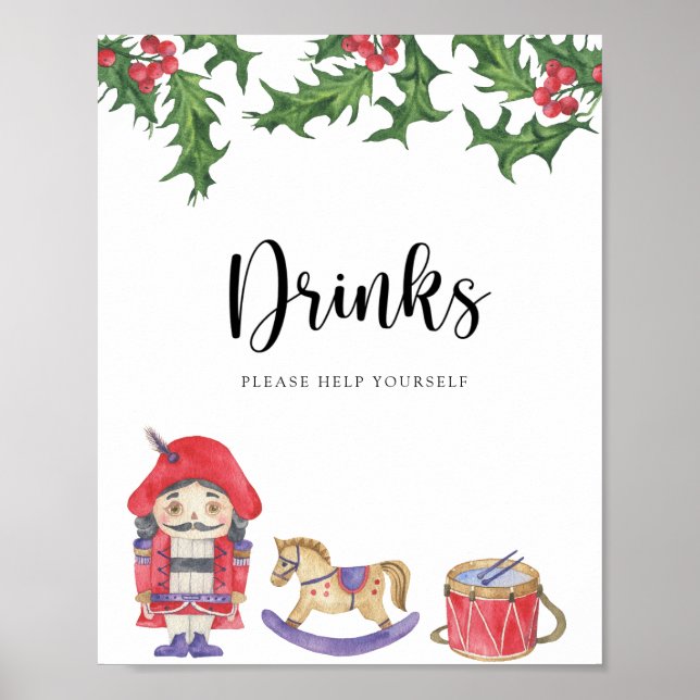 Póster Nutcracker - Las bebidas te ayudan a ti mismo Post (Frente)