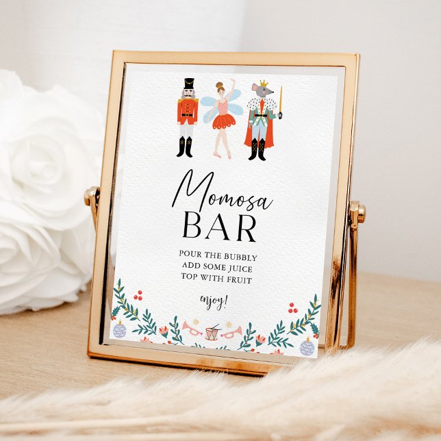 Póster Nutcracker Momosa Bar Navidades Baby Shower (Subido por el creador)
