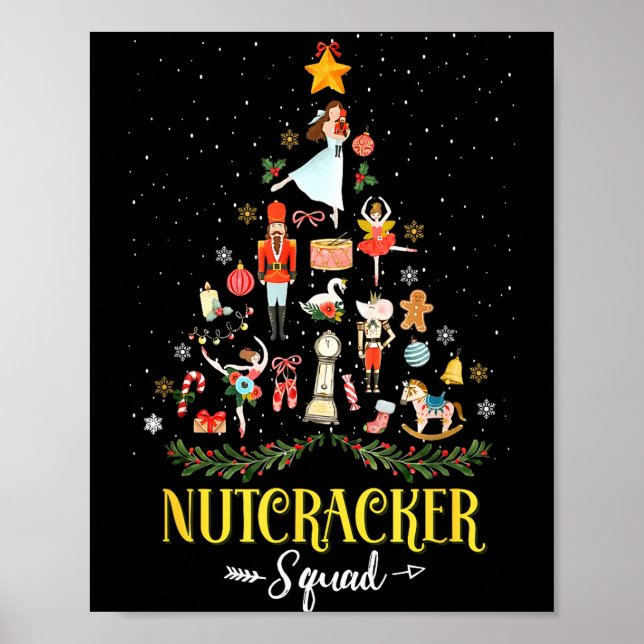 Póster Nutcracker Squad In My Nutcracker Era Christmas Tr (Frente)