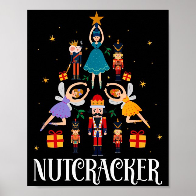 Póster Nutcracker Sugar Fairy Plum Christmas - Nutcracker (Frente)