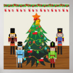 Póster Nutcrackers Christmas<br><div class="desc">Nutcrackers Christmas poster.</div>