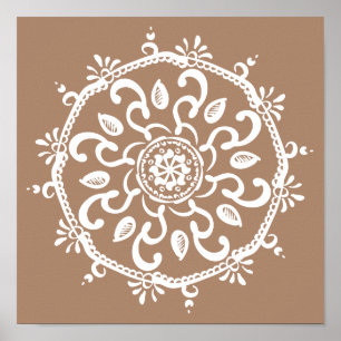 Póster Nutmeg Mandala