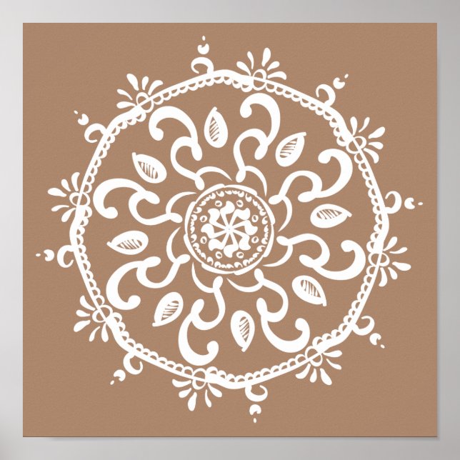 Póster Nutmeg Mandala (Frente)