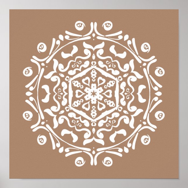 Póster Nutmeg Mandala (Frente)