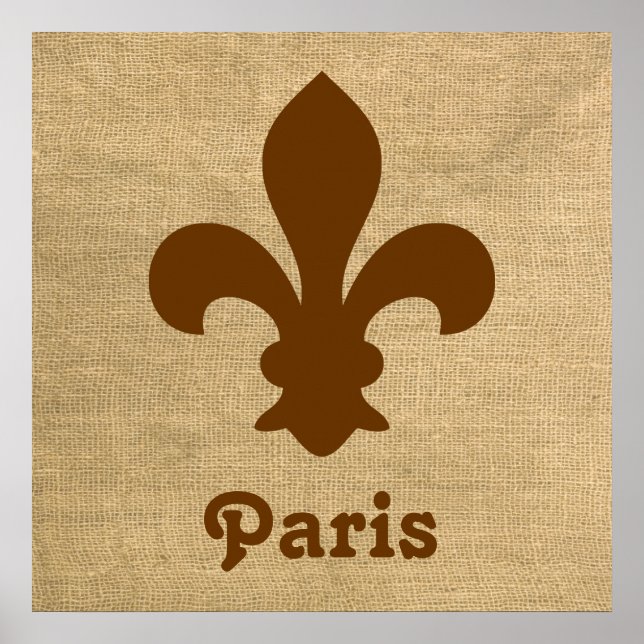 Póster Nutmeg Parisian Moods Fleur de Lys (Frente)