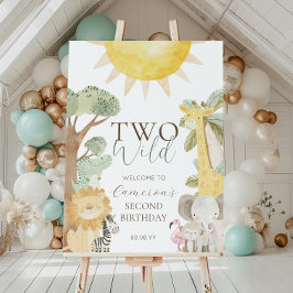 Póster Nyala Safari Animales Dos Salvajes Segundo Cumplea