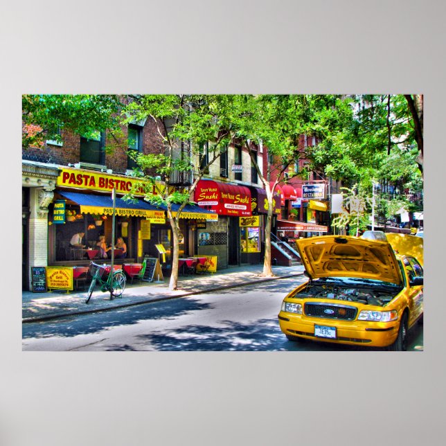 Póster nyc bistro (Frente)