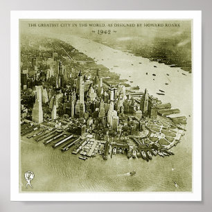 Póster NYC, diseñado por Howard Roark