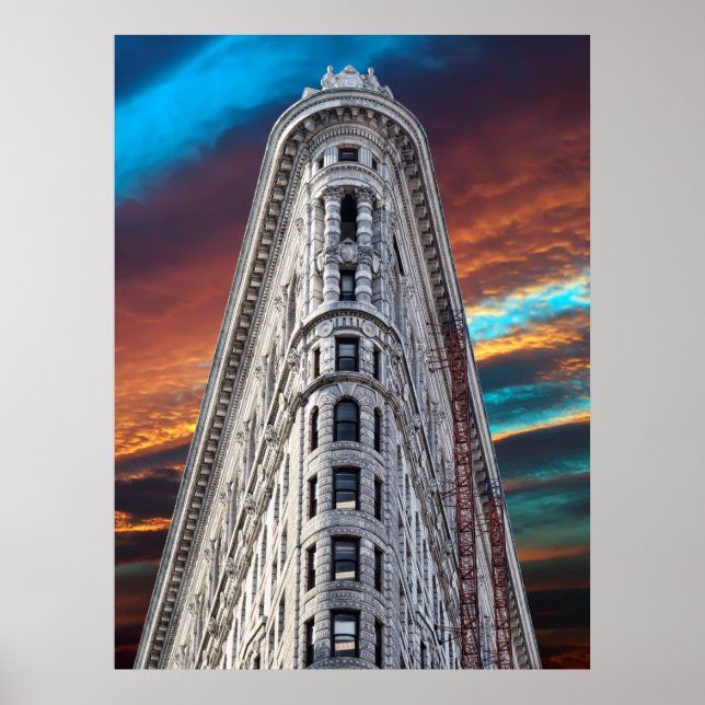 PÓSTER NYC FLATIRON SKYSCRAPER (Frente)