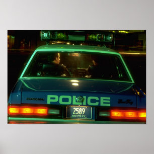 Póster NYC. Policía