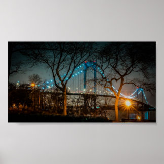 Póster NYC Throgs Neck Bridge