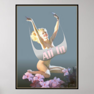 Póster nymph2 basado en pastel por el conde Moran