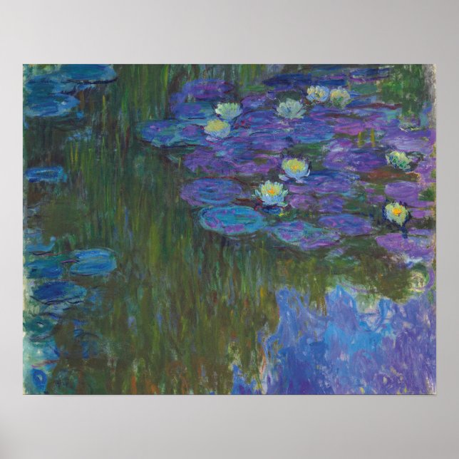 Póster Nymphéas en fleur | 1914-17 (Frente)