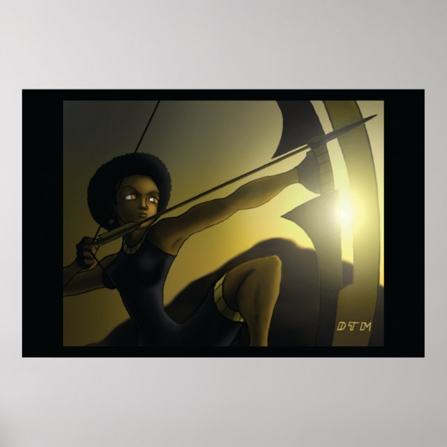 Póster Nzinga Queen Archer (Frente)