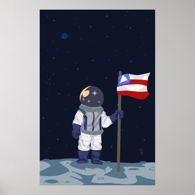 Póster O astronauta (Frente)
