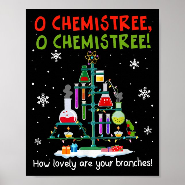 Póster O Chemistree How Lovely Are Your Branches Teacher  (Frente)