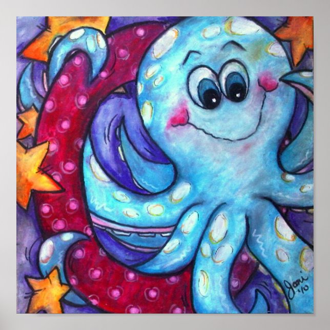 Póster O es para Octopus (Frente)
