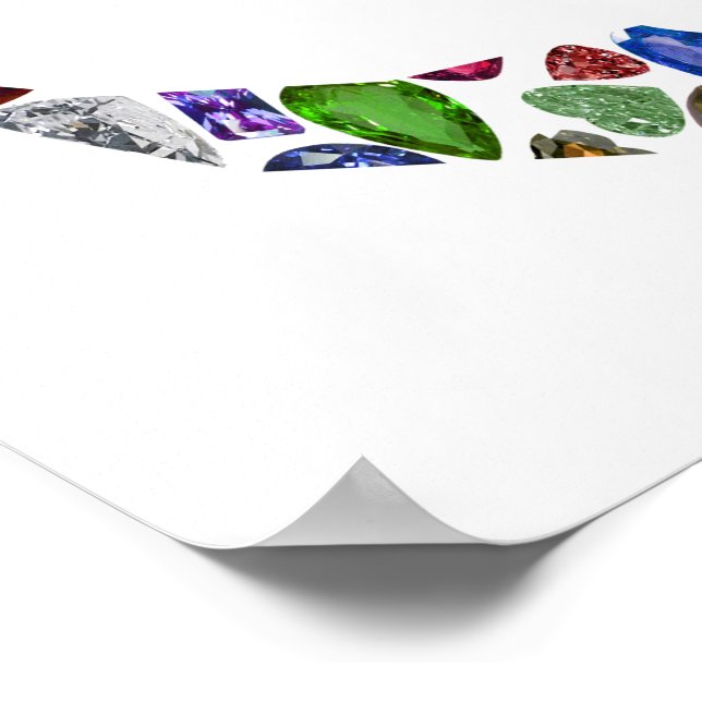 Póster O Letra monograma (Esquina)