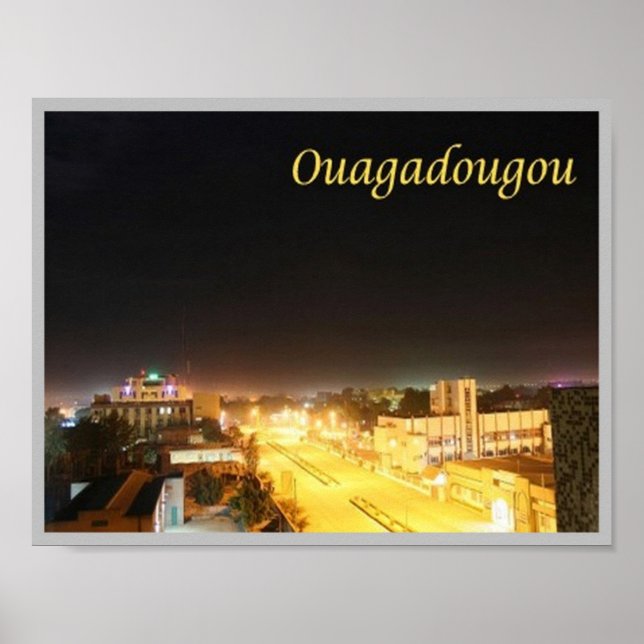 Póster Oagadougou - (Frente)