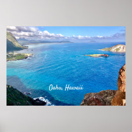 Póster Oahu, Hawaii