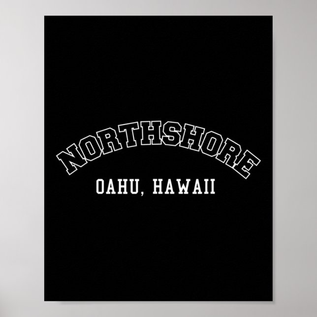 Póster Oahu Hawaii (Frente)