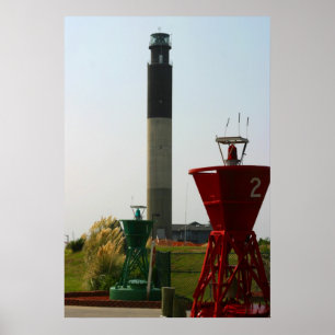 Póster Oak Island Light and Buoys