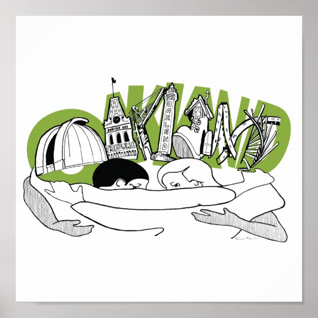 Póster Oakland (Frente)