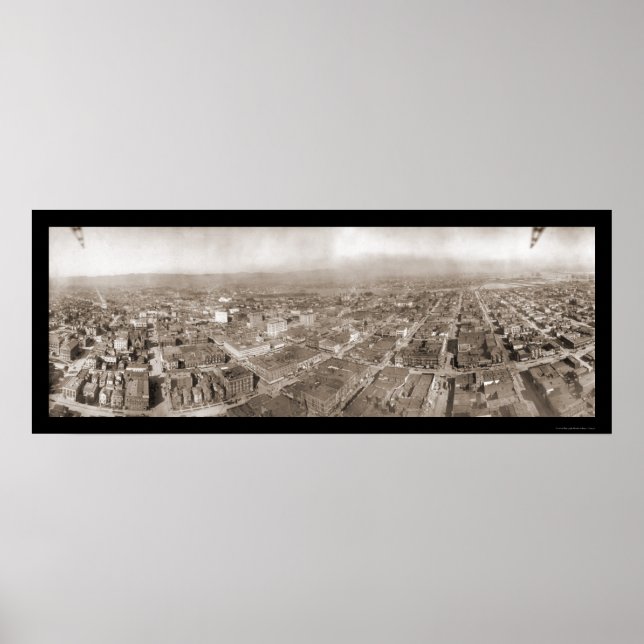 Póster Oakland, CA Panorama Photo 1909 (Frente)