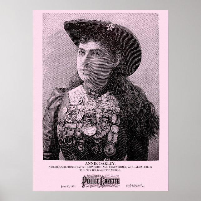 Póster Oakley, poster de la Gaceta de Policía (Frente)