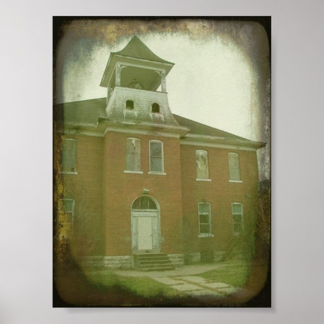 Póster Oakville, Escuela Iowa (Frente)