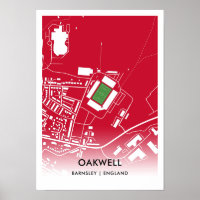 Oakwell Poster - Casa del Poster de Barnsley