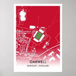 Póster Oakwell Poster - Casa del Poster de Barnsley
