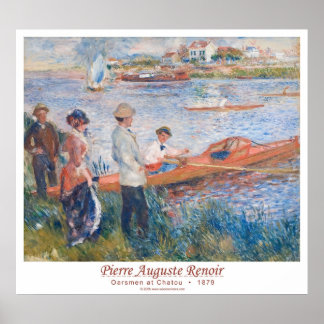 Póster Oarsmen en Chatou ・ 1879