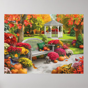 Póster Oasis 2" del otoño de Alan Giana "poster