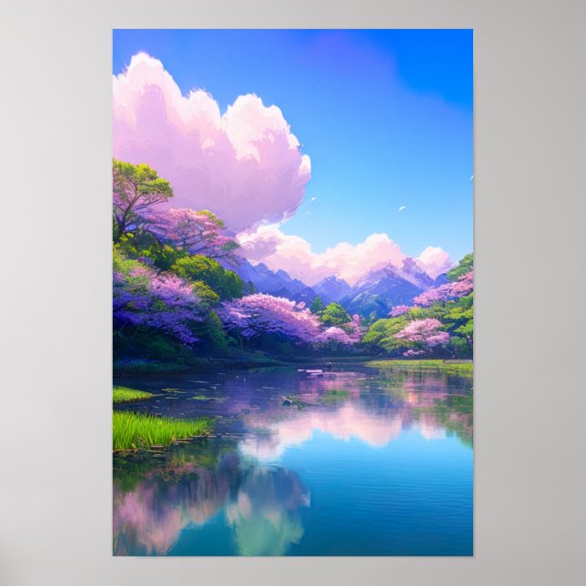 Póster Oasis de Cherry Grove (Frente)