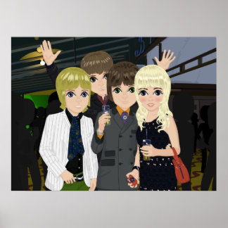 Póster Oasis de Club