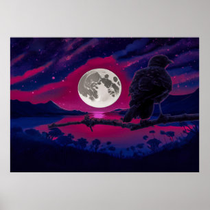 Póster Oasis de ensueño (AI+Humano)