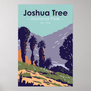Póster Oasis de manantiales de Cottonwood Tree