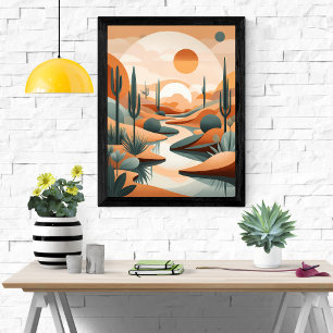Póster Oasis del desierto