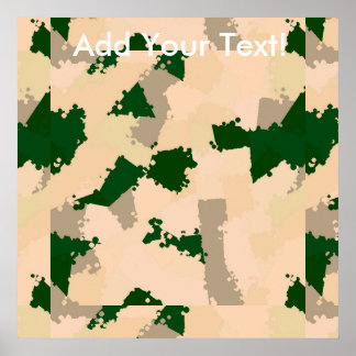 Póster Oasis del desierto