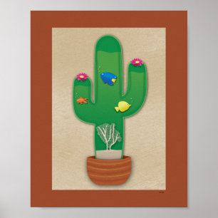 Póster Oasis tropical